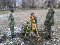 Studenti vojenské geografie a meteorologie absolvovali odbornou přípravu