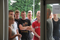 Nástup nových studentů Univerzity obrany na základní výcvik do Vyškova