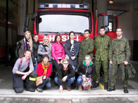 Exkurze zahraničních studentů Erasmus u složek Integrovaného záchranného systému v Brně