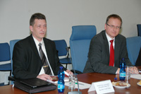 Státní tajemník Daniel Koštoval na pracovní návštěvě Univerzity obrany