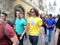 Erasmoví studenti strávili víkend v Praze
