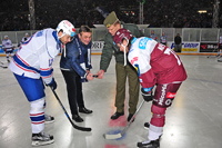 Náčelník Generálního štábu AČR slavnostně zahájil utkání Hokejových her 2016