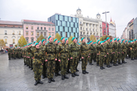 Studenti Univerzity obrany složili přísahu v centru Brna