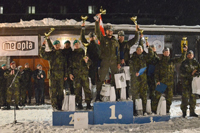 Rakušané ovládli armádní mistrovství Winter Survival 2018