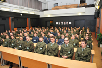 O nástupních pozicích poprvé jednají nastávající absolventi nových studijních programů na Univerzitě obrany