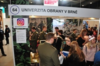 Univerzita obrany na veletrhu Gaudeamus