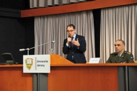 Francouzský velvyslanec přednášel na Univerzitě obrany