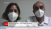 Lékaři FVZ hovořili ve Snídani s Novou o situaci v chebské nemocnici