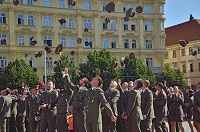 Slavnostní vyřazení vojenských absolventů Univerzity obrany